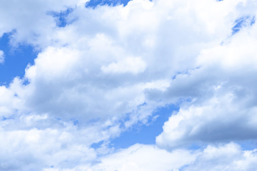 空と雲の写真素材