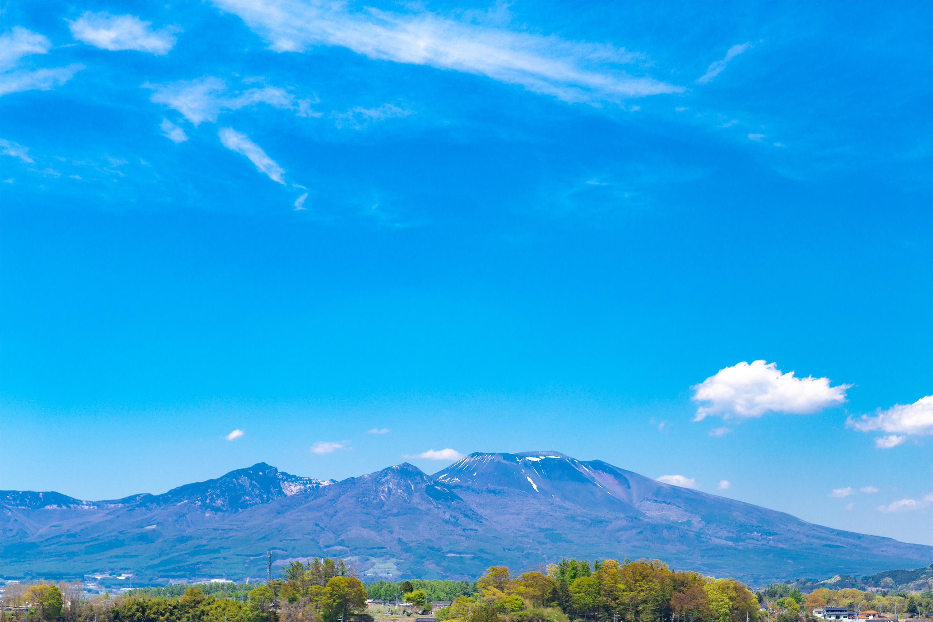 青空と浅間山の風景 無料の高画質フリー写真素材 イメージズラボ
