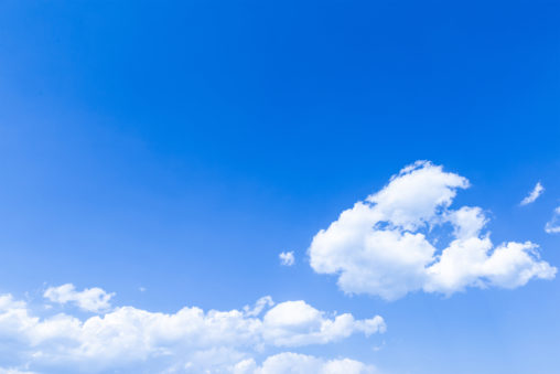 青空と雲の写真素材