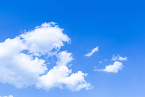 青空と雲03の写真素材