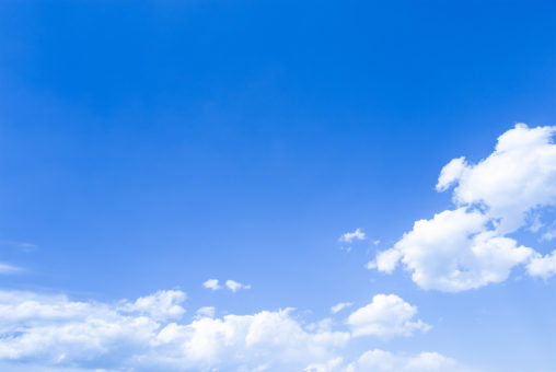 青空と雲07の写真素材