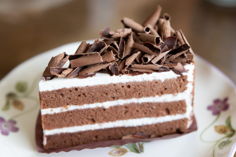 チョコレートケーキ02の写真素材