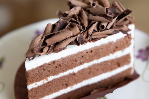 チョコレートケーキ03の写真素材