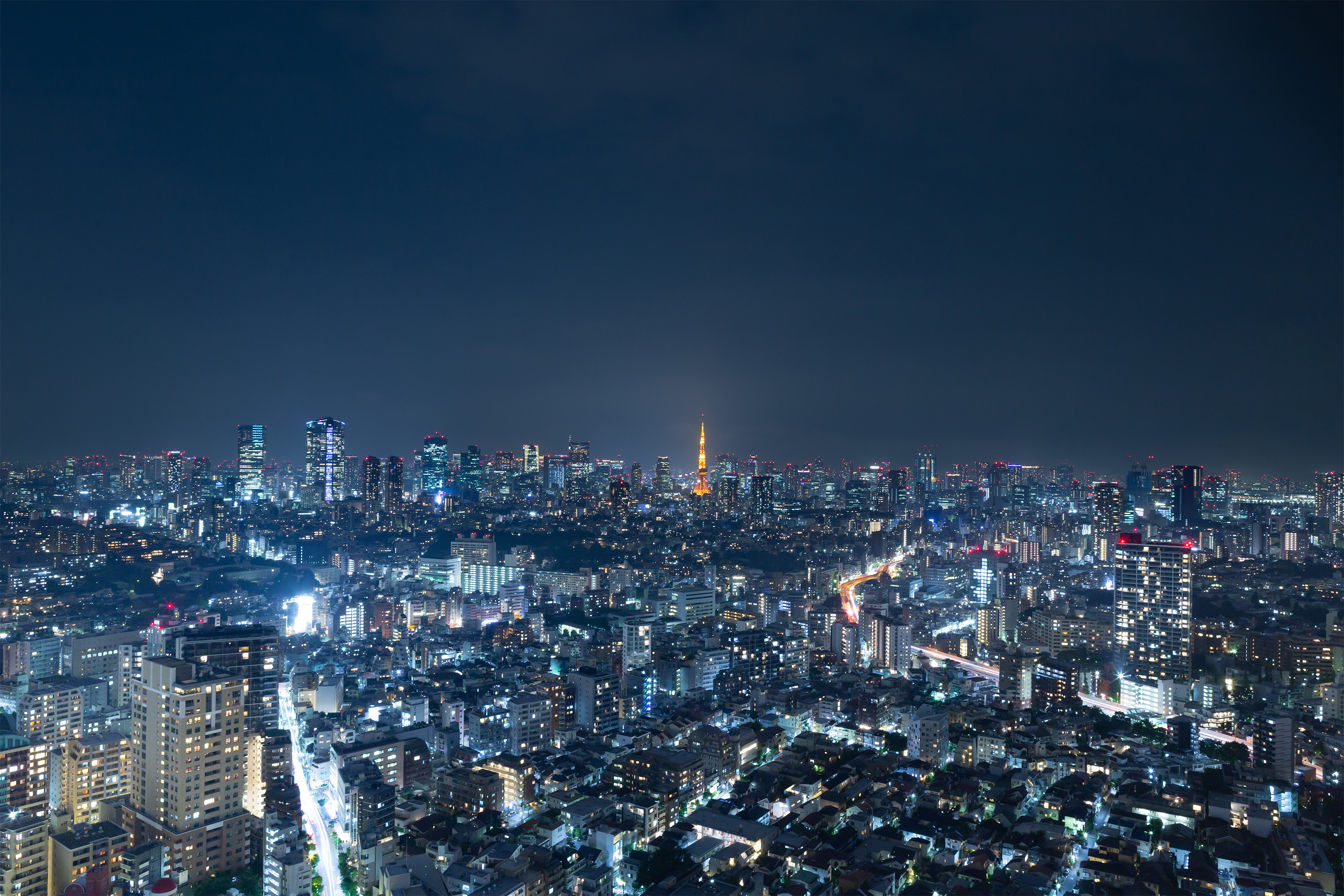 東京タワーと夜景02 無料の高画質フリー写真素材 イメージズラボ